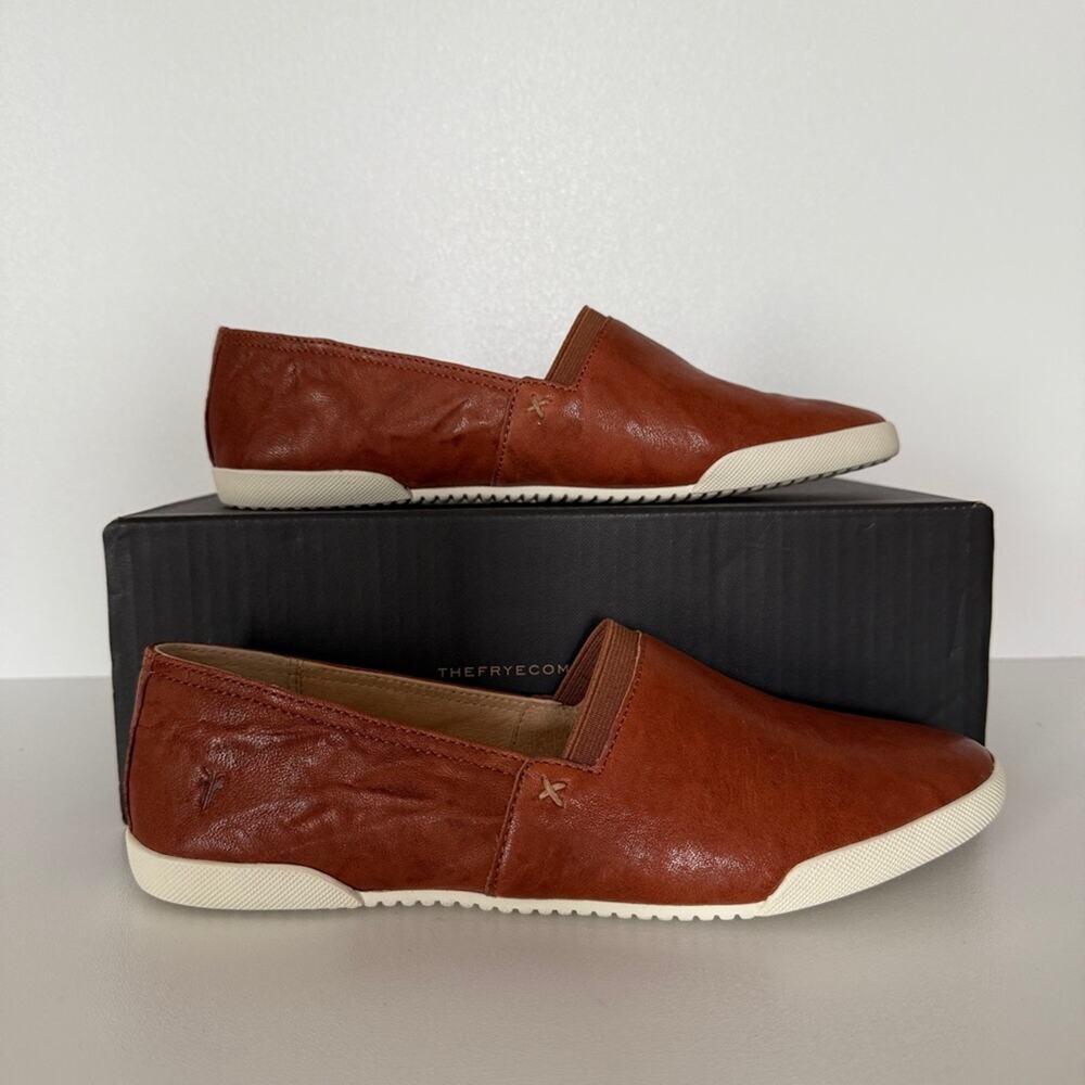 NIB • Frye Melanie Slip On Leather Sneaker Size 8.5